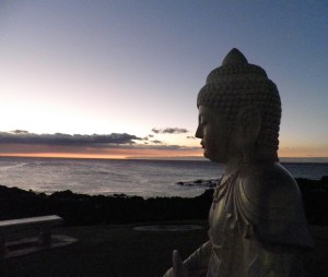 Buddha Point at our resort was a great place to watch the sunset