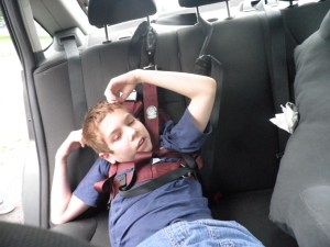 We think he didn't like the volume of the song (probably not loud enough for his taste) or the commercial break, or his dislike of the song itself, though it remained a mystery why it made him so desperately upset and sad.