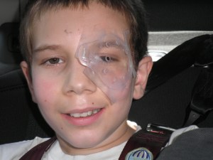 Seeming happy kid...