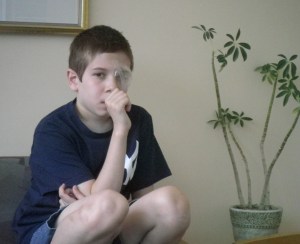 I love the punk-ass pose...almost always accompanied by the thumb-suck, making it even funnier 